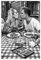 Leinwand-Poster, Motiv Couple Eating Spaghetti in Italy, 30 x 45 cm