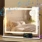 YITAHOME Bluetooth Hollywood Vanity Mirror with Lights, 63 x 50cm Lighted Makeup Mirror with Dimmable 3 Modes LED light, Touch Control USB and Type-C Outlet Ports, Tabletop and Wall Mounted Mirror
