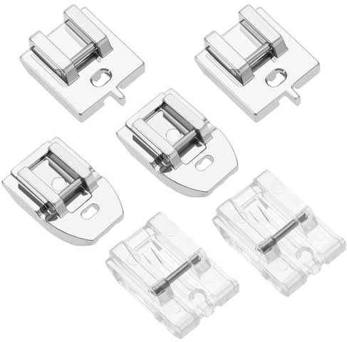 LT Easiyl 6pcs Pieds-de-biche Dissimulés pour Machine à Coudre avec Fermeture Éclair Invisible Compatible avec Brother Machines à Coudre Compatible avec Babylock à Tige Basse Machines à Coudre