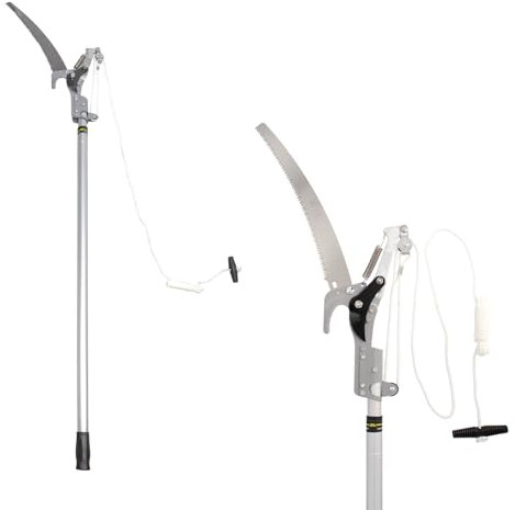 SATURNIA Cortarramas Con Serrucho Mango Aluminio Extensible 1,8 a 2,8 Metros