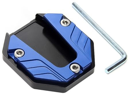 Alnicov Universal Fußstütze Seitenständer Zubehör Motorrad Seitenständer Pad Fußverlängerung Pad Parkplatte Basis