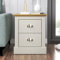 Galano Sofia Nachttisch mit Schublade - Nachtschrank mit Griff - Anglebige Struktur Beistelltisch - Modernes Design Schrank Schlafzimmer - 39.5T x 45.9B x 55.2Hcm – Hellgrau