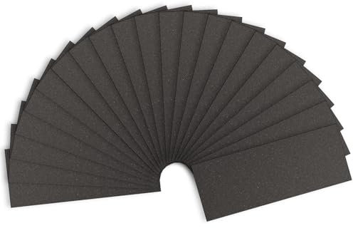 Shineboc 60 Grit Sandpaper Roll、Waterproof Sandpaper 21 Sheets 3.66 X9.05 Inches Aluminum Oxide Sanding Paper Durable Cloth Back (400 Grit)