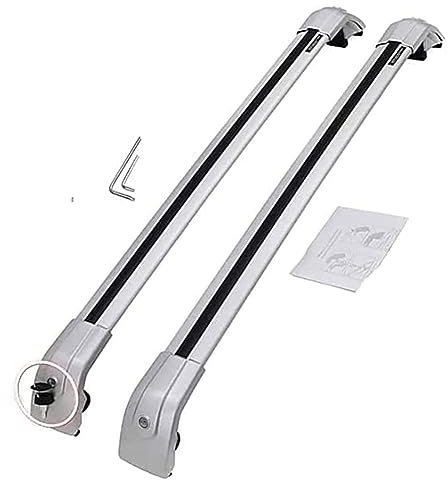 YIANKWY Dachgepäckträger Dachträger für Ben-z GLC Class X253 SUV 2016-2021 Aluminium Dachträger Querstangen Gepäckträger für Wanderungen und Camping Fahrradträger Autozubehör(2Stk)