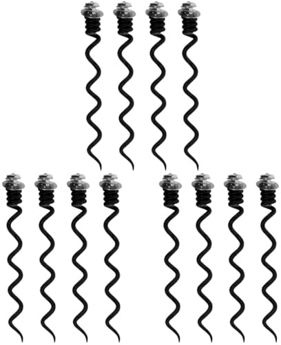 ABOOFAN 12 Pièces Remplacement De La Spirale Du Tire-Bouchon En Métal Partie Spirale De L'Ouvre-Bouteille Pour Kit Ouvre-Vin Embout De Rechange Pour Réparer Un Tire-Bouchon Usé Installation Facile