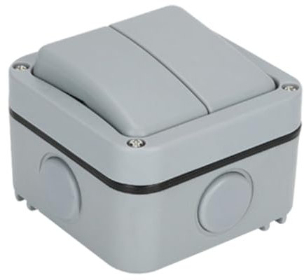 HANABASS 20a Mural Étanche Pour Extérieur Bouton Électrique Pour Jardin Piscine Et Fontaine Installation Facile Et Sécurisée