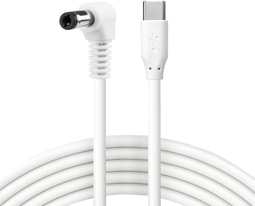 Xahpower 1,8m USB C Ladekabel für Toniebox, 9V Netzteil Kabel Kompatibel mit Toniebox Audioplayer, DC 5,5 x 2.1/2.5 mm