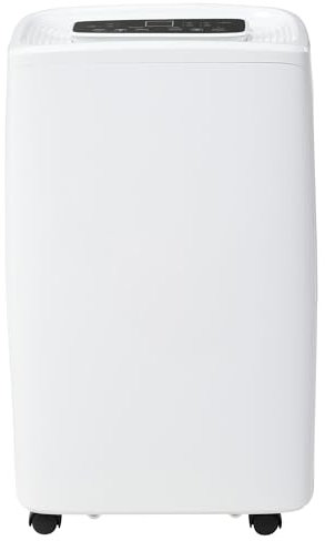 12L/Day Dehumidifier for 15㎡ with 1.5L Water Tank, LED Display, Humidity Control, Child-Lock, Quiet 43dB, 24-Hour Timer, Multi-Mode Air Purifier and Dryer, Portable for Bedroom, Living Room, Basement