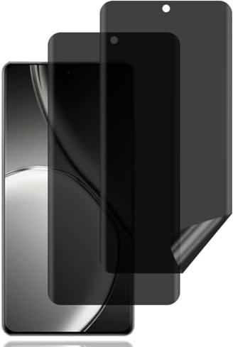 Protector Pantalla Privacidad para Realme GT 6 5G/Realme GT 6T 5G, 2 Piezas | Antiespia Película TPU Flexible para Realme GT 6/Realme GT 6T, Anti-Rasguños, Sin Burbujas, Anti-Espía Protector Pantalla
