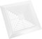 AUTSUPPL Bathroom Exhaust Fan Cover Humidity Management White Cover Vent Ceiling Vent Cover Panel for Exhaust Air Vent