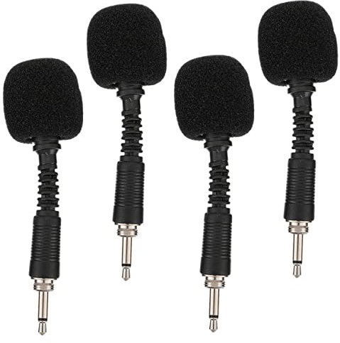 TEMPNAP 4pcs Noise Canceling Microphone for Laptop Phone Singing Mic for Live Streaming and Play for Conferences and Recordings