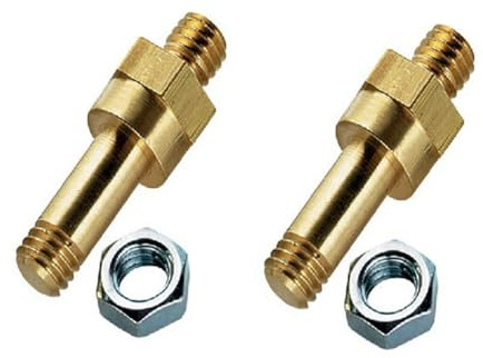 Eighosee 2pcs Side Mount Battery Copper Screw 3/8 Side Post Battery Terminal Bolt 3/8inch-16