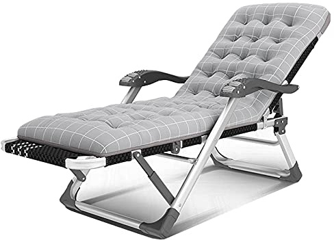 Ms Klappbarer Liegestuhl – robustes Aluminium, unterstützt 300 kg, extra breites Design, perfekt für Outdoor, Terrasse, Camping, Strand, Entspannung