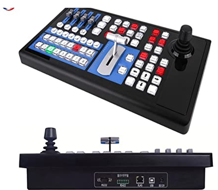 Switch KVM, Console Switchboard Controller Controllo RS232 RS485 Telecamera PTZ Streaming Live Broadcast Video Mixer Switcher Panel