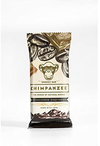 CHIMPANZEE Energy Bar Schokolade + Kaffee Schwarz - Natürlicher Energieriegel, Größe One Size - Farbe Chocolate - Espres