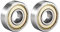 sourcing map 2 Stück 6000ZZ Kugellager Doppelschild 10 mm x 26 mm x 8 mm Kohlenstoffstahl Z1