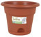 Greentime Eco 54048 Maceta con Plato, 20 cm