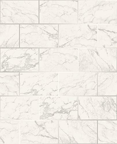 Metro Brick Marble Silver
