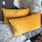 Douceur De Plumes 2er Set Senfgelber Samtkissenbezug 30x50 cm Einfacher, weicher und moderner Kissenbezug, skandinavische Wohnzimmerdekoration Sofa Schlafzimmer Bettboden (2 Senfgelb)