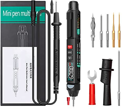 BANGNA Aneng A3008 Digital 6000 Conta Intelligente Misuratore di Corrente Professionale Senza Contatto Voltmetro Multimetro Sensore Penna di Prova
