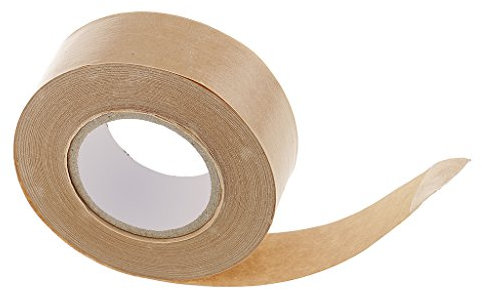 Milageto Brown Kraftpapierversiegelung Gum Tape Artist Bilderrahmen 24mmx50m
