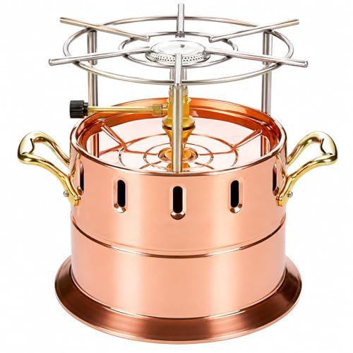 Fornello Flambé a Gas in Rame Bembo Artigianale Made in Italy – Per Cucina Spettacolare e Servizio al Tavolo