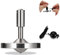 Toupie de précision avec Ficelle, Jouets gyroscopiques Anti-gravité en Acier Inoxydable Haute Performance, Temps de Rotation Incroyable jusqu'à 15 Minutes, Perte de Temps Efficace (Argent,M)