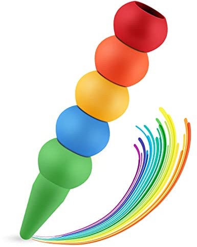 Mixoo 5 Stück Tabletstift fur Kids, Stylus Pen für iPhone/ipad/Tablet/Fire HD Kinder/Smartwatch/Surface/Samsung Galaxy
