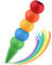 Mixoo 5 Stück Tabletstift fur Kids, Stylus Pen für iPhone/ipad/Tablet/Fire HD Kinder/Smartwatch/Surface/Samsung Galaxy