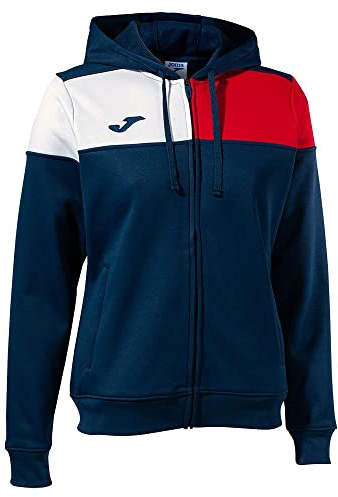 Joma Jacke mit kapuze frau Crew V marineblau rot weiss
