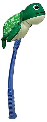 HUNTER Hundespielzeug Splash FLINGERZ Schildkröte, schwimmfähiges Neopren, mit Schleuderstab kombinierbar, ideal für Strand & Wasser, gut sichtbar, waschbar bei 30 °C, Größe: 19 cm
