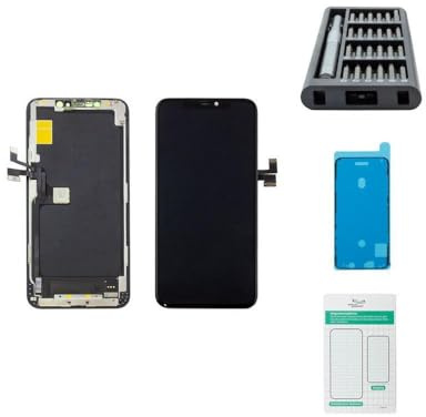 kaputt.de Display und OLED kompatibel mit Apple iPhone 11 Pro Max Premium-Set schwarz