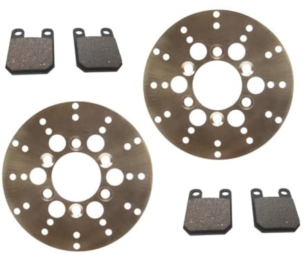 Bremsscheibe + Bremsbeläge Satz vorne + hinten passend für Peugeot Speedfight 2 – Ø180 mm, 3,6 mm dick – komplette Bremsanlage mit Belägen – langlebig & leistungsstark für Roller
