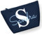Kosmetiktasche mit Name Bedruckt personalisierte Schminktasche für Handtasche Beautybag Accessoire Tasche Navy M
