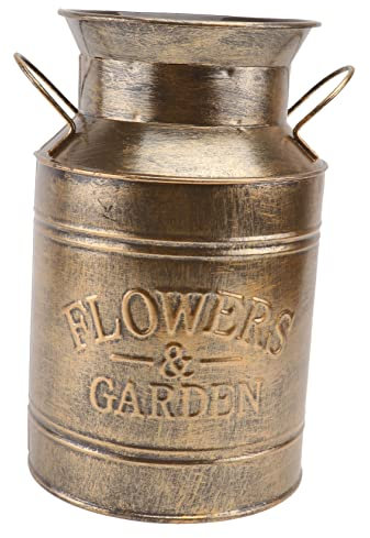 PRETYZOOM 1pc Sheet Do Old Tin Bucket Bucket Decorative Bucket Storage Pot Galvanized Vase Vase Milk Iron Metal Plant Pot