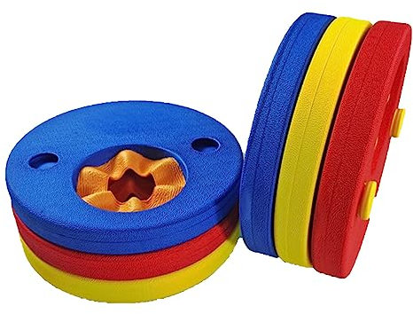 Schwimmscheiben, Schaumstoff-Schwimmscheiben, schwimmende Ärmel, Schwimmflügel zum Schwimmen, Lernen, für und Mädchen, 6 Stück