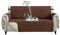 Lydevo Sofa Überzug 3 Sitzer wasserdichte rutschfest Sofabezug Mit Armlehnen Couchbezug Sofaüberwurf Kratzfest Reversible Gesteppte Schonbezug für Haustier Katzen Hunde,Dunkelbraun