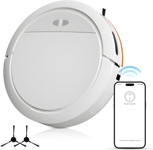 robot mop sweeping robot robot vacuum and mop combo Robot Vacuum and Mop Combo Max 4000Pa Suction WiFi App Control Robot Vacuum Cleaner with Voice Prompt Self-Charging Sweeping Vacuuming