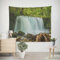 EHOMERY Wandteppich Groß Foto Wanddekoration Wasserfall-Naturlandschaft Tücher Wandbehang Wandtuch Psychedelic Bunt Wohnzimmer Schlafzimmer Wandbehang Dekoration 200x200cm