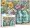Tucocoo 1000 Teile Puzzle für Erwachsene Wildblumen und Gänseblümchen Puzzle Vogel Rustikale Einmachgläser 1000 Teile Puzzles für anspruchsvolle Familienaktivitätsspiel Blumenkunst Wanddekoration DIY