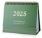 Tischkalender, Tischkalender 2024-2025 19x16cm Akademischer Jahreskalender zum Aufklappen Gültig von Juli 2024 bis Dezember 2025 für Schule Büro und Zuhause (Grün)
