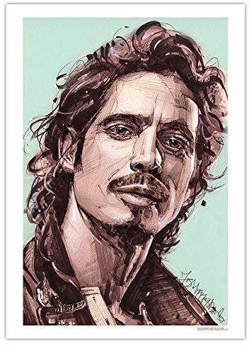 Jos Hoppenbrouwers Chris Cornell Poster (50 x 70 cm)