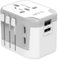 Universal Travel Adapter Worldwide, EINNO International Travel Adapter with 4 USB, Universal Adapter Plug UK to World, Travel Plug Adaptor for Multi Countries EU, UK, USA, Australia, Japan, Thailand