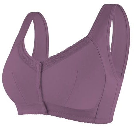 Generico Reggiseni Invisibili Donna Nastro Seno Adesivo Biancheria Intima Sottile e Traspirante per Le Donne con e Piatto Che Grande espansione l'esterno Raccolta Top Imbottito Donna (Purple, 36)