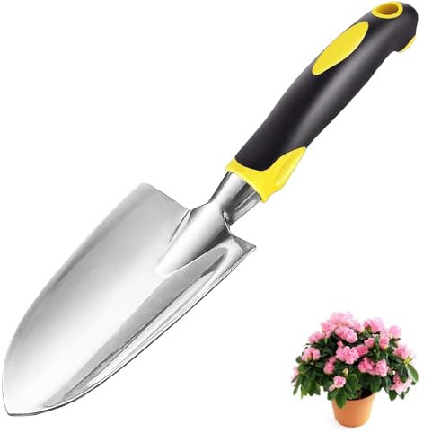 Paletta Giardinaggio, Cazzuola Giardinaggio, Paletta Piante, Pala Acciaio Inox Giardino, Pala Da Giardinaggio, Paletta Giardino, per Piantare, Trapiantare, Diserbo, Scarificazione