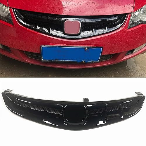 YVFGVZJG Parrilla Delantera, para Honda Civic 2006-2008 Parrilla del Parachoques Delantero del Coche Reemplazo de la Parrilla, Accesorios para carrocería