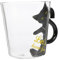 Cabilock Taza De Café De Cristal De Gato Taza De Viaje De Café Térmica Taza De Oficina Tazas De Té Taza Felina Tazas De Café De Viaje Lindas Tazas De Café Taza De Vaso De Gato Taza De Café