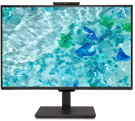 Acer Vero B278UGbemiqprcuzx Moniteur 27 avec Webcam 5MP, capteur IR et Microphone AI Inclus