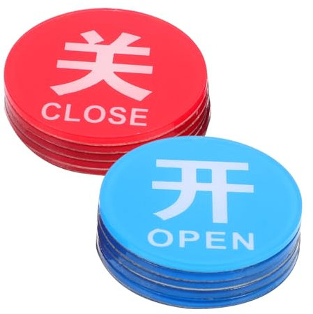 MUCKLILY Heiß Und Kaltwasseretiketten Aus Acryl Selbstklebende Aufkleber Für Wasserhähne Dusche Und Badezimmer Kleine Etiketten Für Waschbecken Haltbar Und Installieren