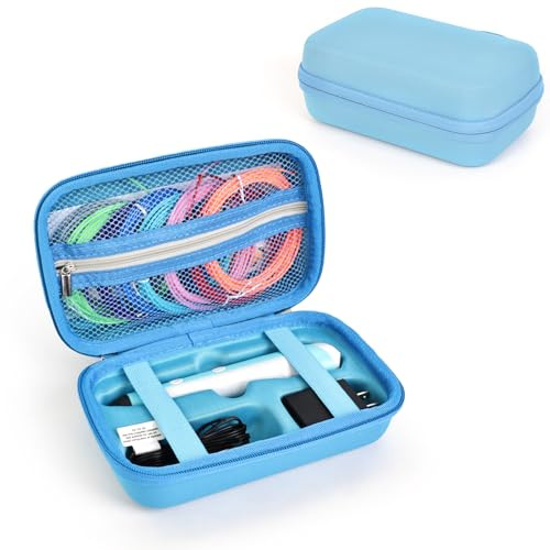 Étui compatible avec stylo 3D SCRIB3D P1 pour enfants (bleu)